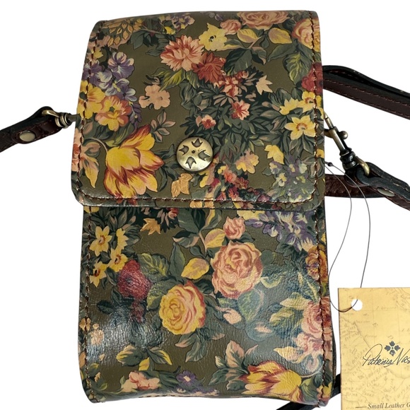 Patricia Nash Rivalta Crossbody Mini Bag – English Country Floral – NWT - Picture 13 of 15